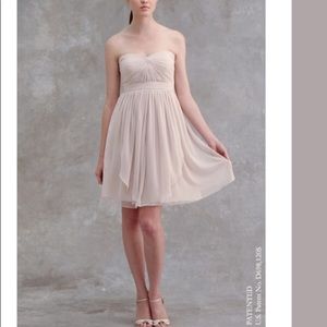 Jenny yoo kiera bridesmaid dress in blush sz 6